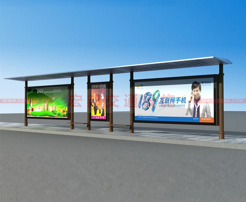 公交候車亭常規(guī)尺寸、價格